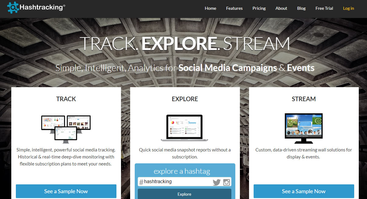 strumenti per analizzare gli hashtags: Hashtracking