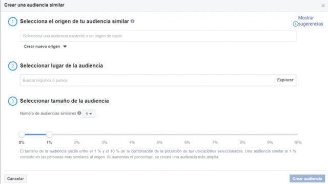 pubblico similare facebook