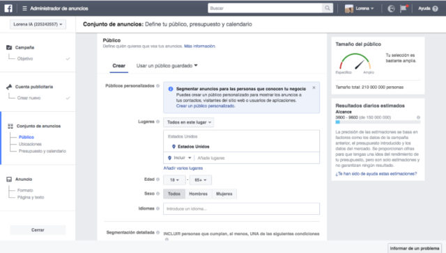 pubblico facebook