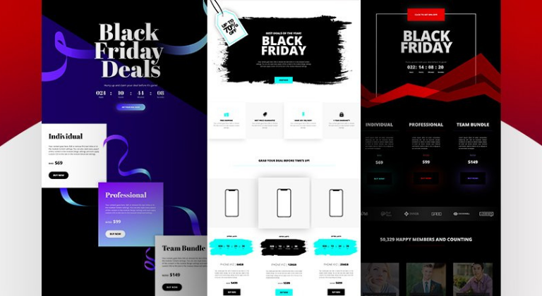  landing page del Black Friday 