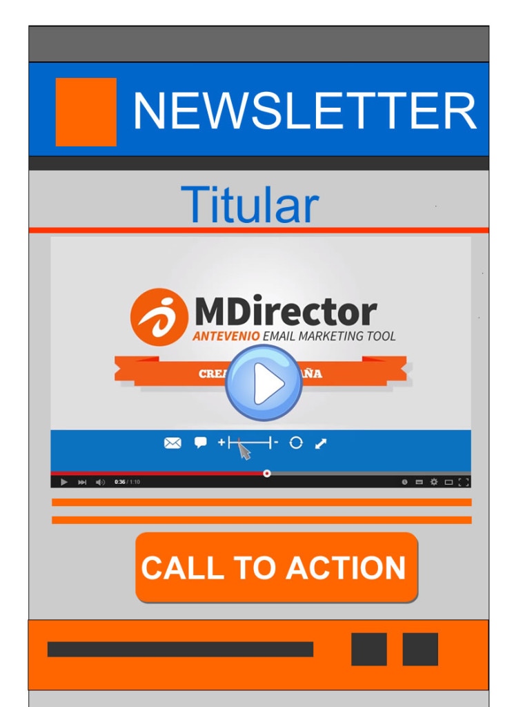 insertar vídeo en email