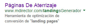 anuncio de texto de Adwords