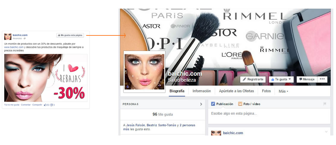 landing pages para anuncios de Facebook