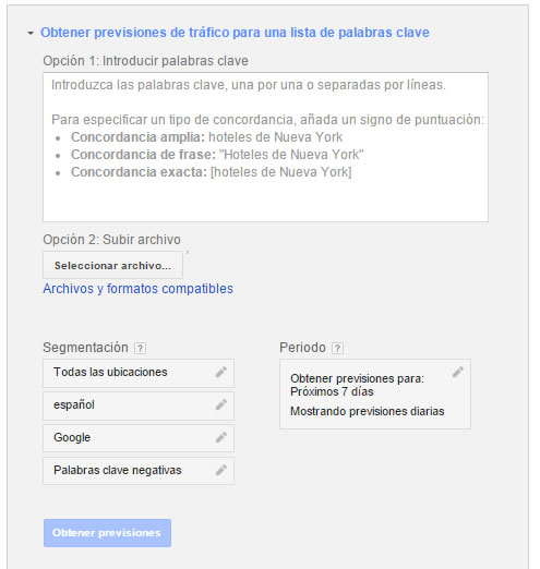 Google Keyword Planner