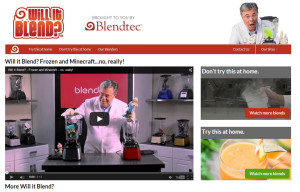 ejemplo de marketing viral: Blend it