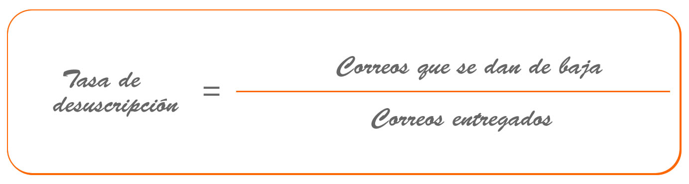 tasa baja email marketing