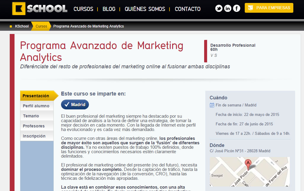 KSchool Analytics