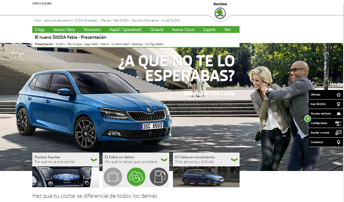 Ejemplo de landing page de conversión