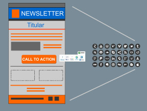 newsletters y redes sociales