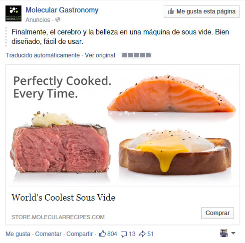 imágenes en Facebook Ads