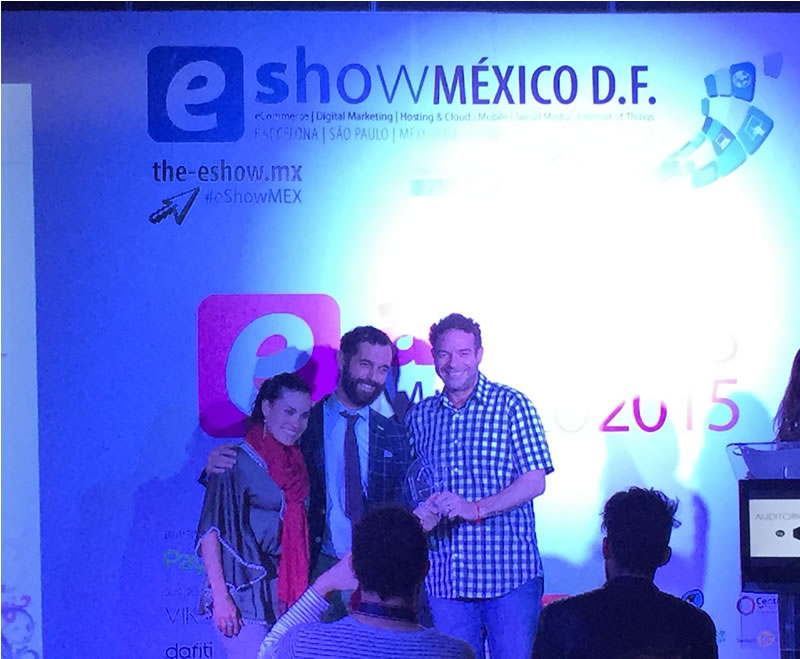 Jesús Mera recoge los premios eShow Mexico para Antevenio y MDirector
