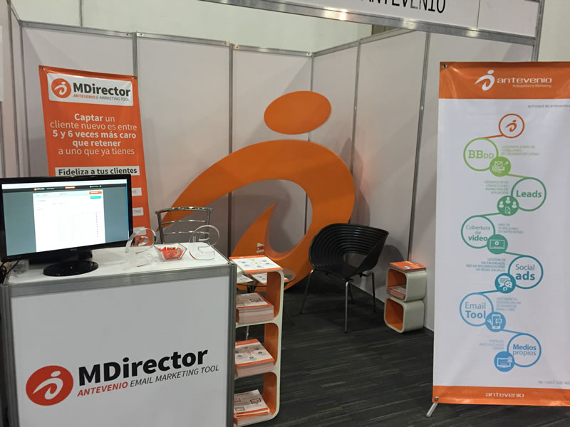 stand de MDirector en eShow Mexico