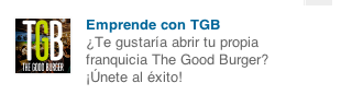 anuncio en LinkedIn de TGB