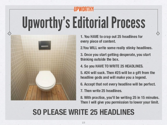 cómo escribir titulares: Upworthy