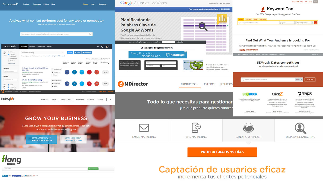 herramientas de captación de tráfico