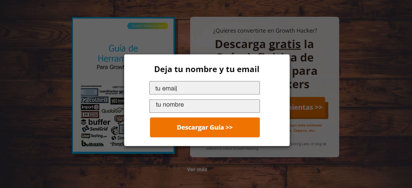 landing page de venta de servicios