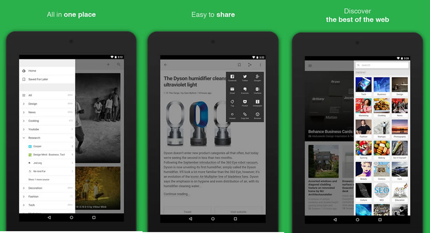 apps de marketing digital: Feedly