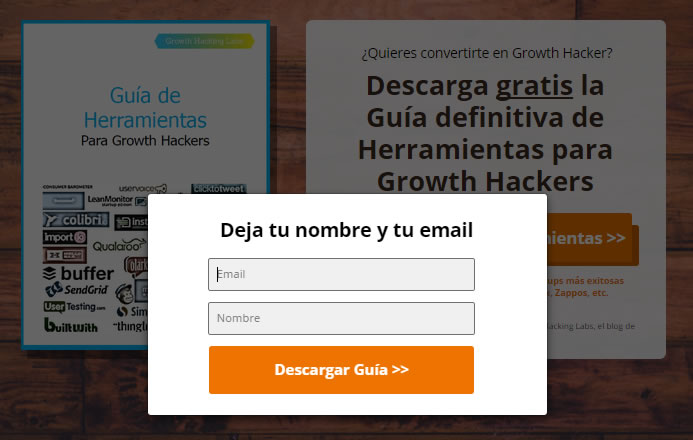 Formulario landing page