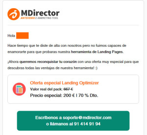 personalización de emails