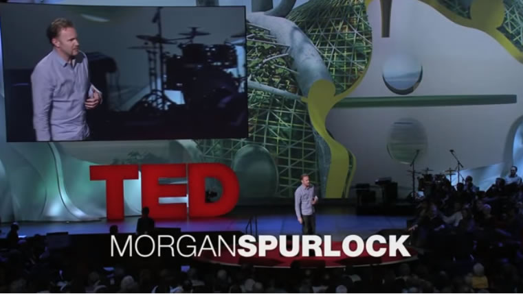 vídeos sobre marketing digital: Ted Talk Morgan Spurlock