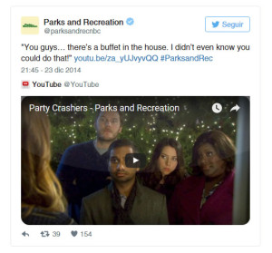 Parks and recreation Twitter