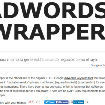 Adwords Wrapper