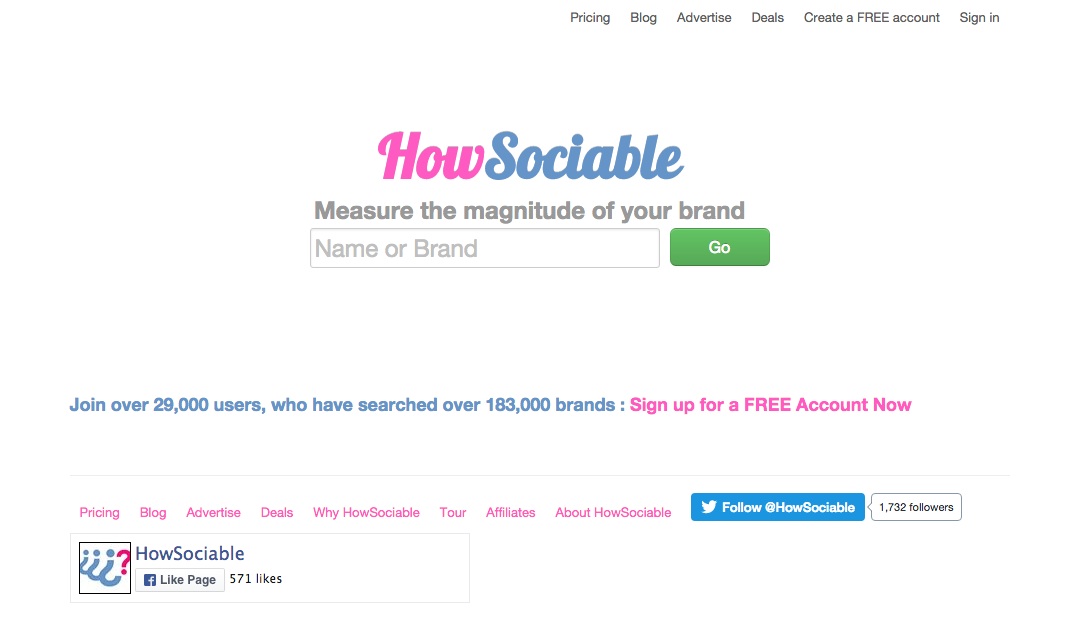 herramientas de monitorización de redes sociales : how sociable