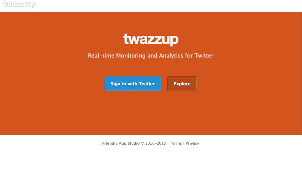 herramientas de monitorización de redes sociales : Twazzup