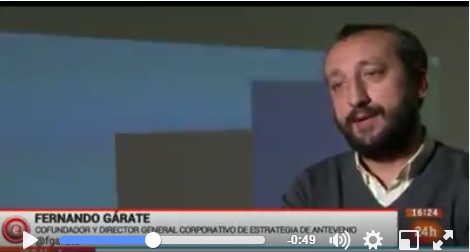 Fernando Gárate en el reportaje sobre Antevenio en RTVE Emprende