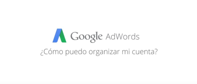 estructura para una cuenta de AdWords