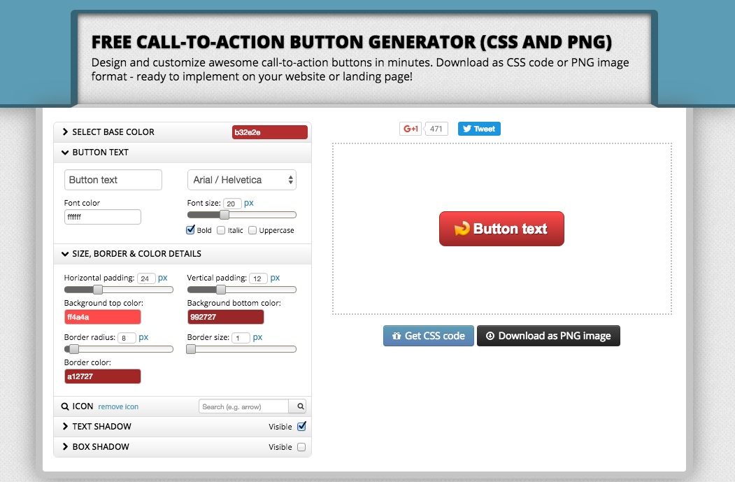 herramientas para la optimización de conversiones: Button optimizer
