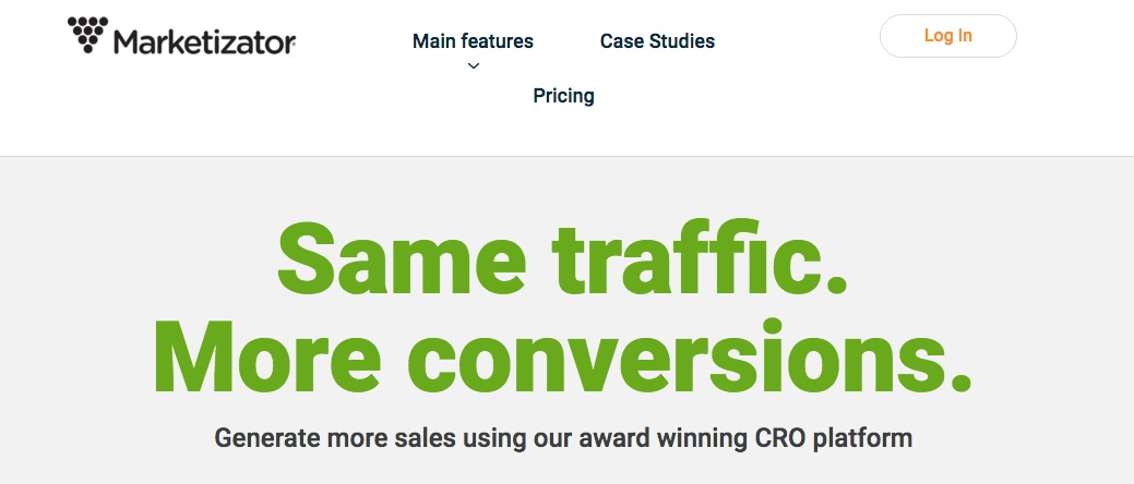herramientas para la optimización de conversiones: Marketizator