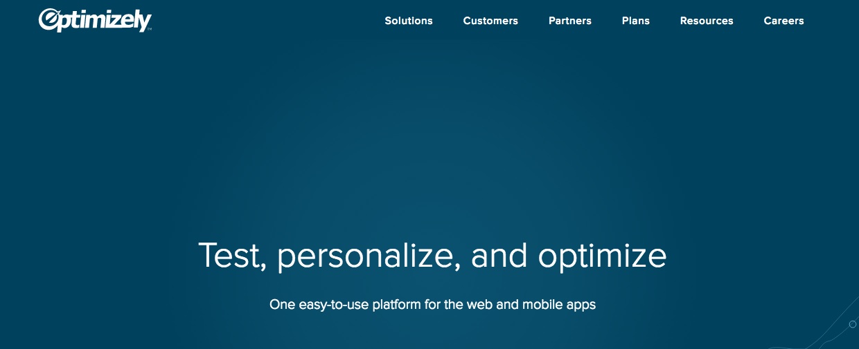 herramientas para la optimización de conversiones: Optimizely