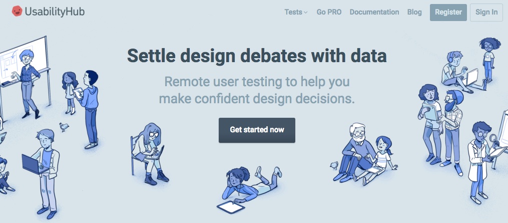 herramientas para la optimización de conversiones: Usability Hub