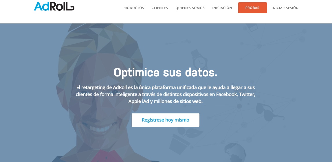 principales retargeters del mercado: Adroll