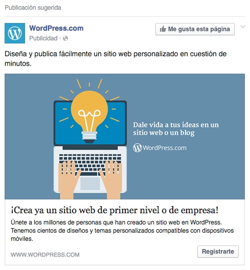 red social para publicitarse: Facebook