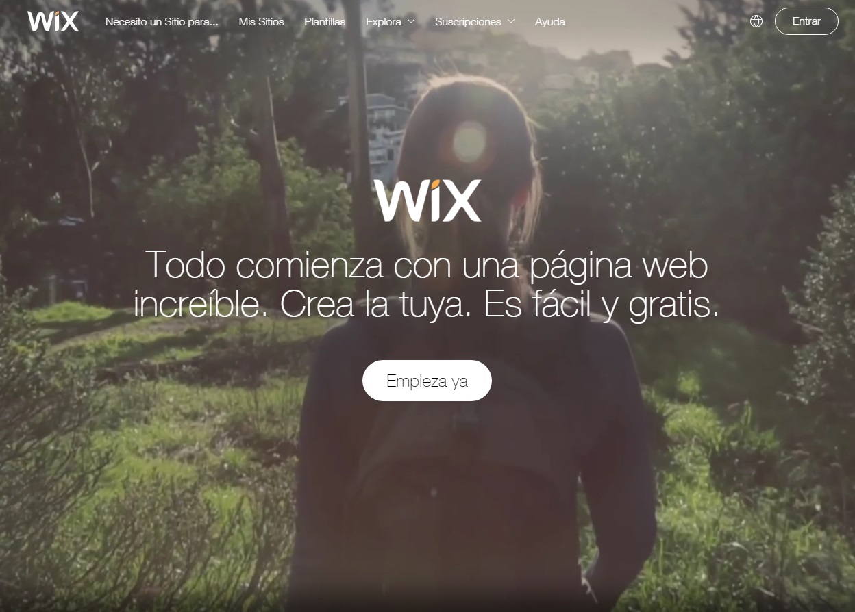 plataformas para blogs: Wix