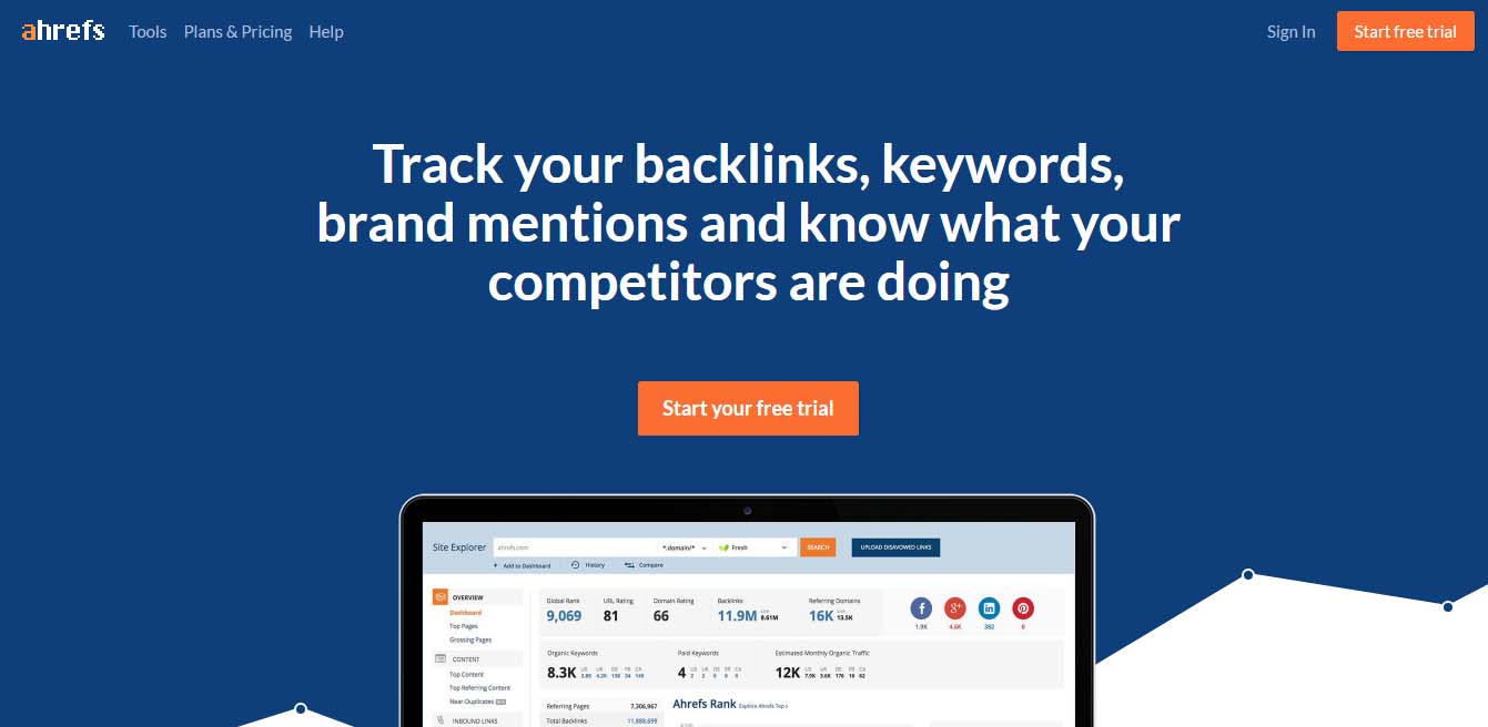 herramietas de inbound marketing : Ahrefs