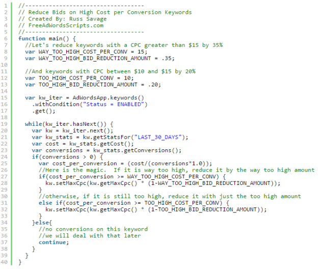 automatización de acciones