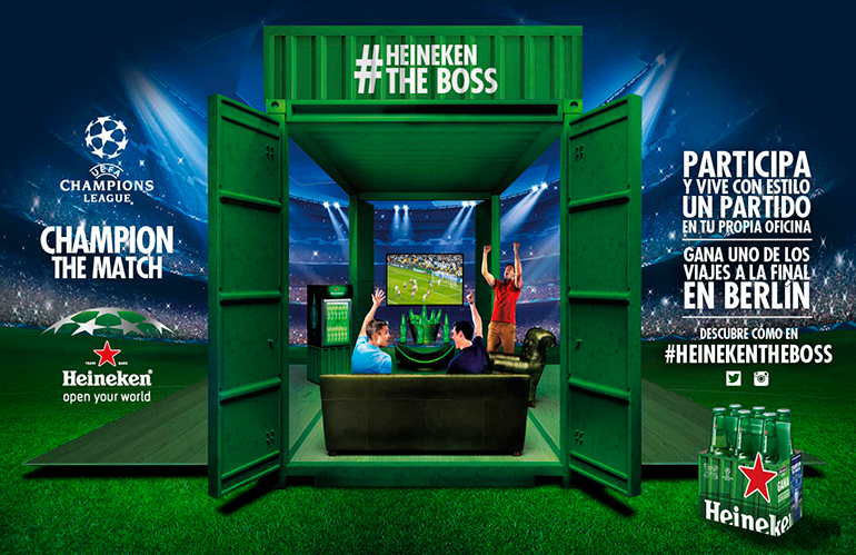 Landing page de Heineken