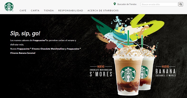 Formatos de publicidad nativa: Starbucks