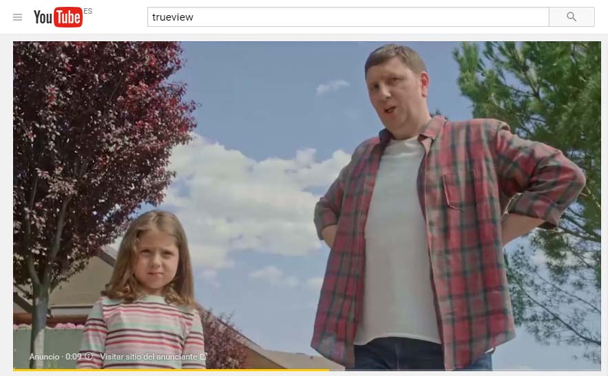 crear una campaña de vídeo TrueView