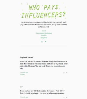 precio de una campaña con influencers - Who pays influencers