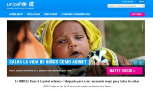 CTAs para mejorar la conversión: Unicef