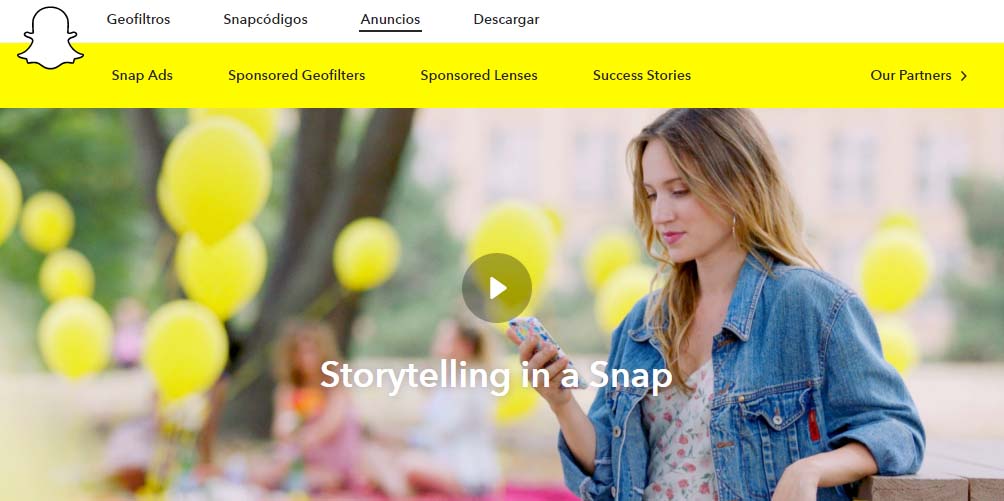 Guia de publicidad en Snapchat