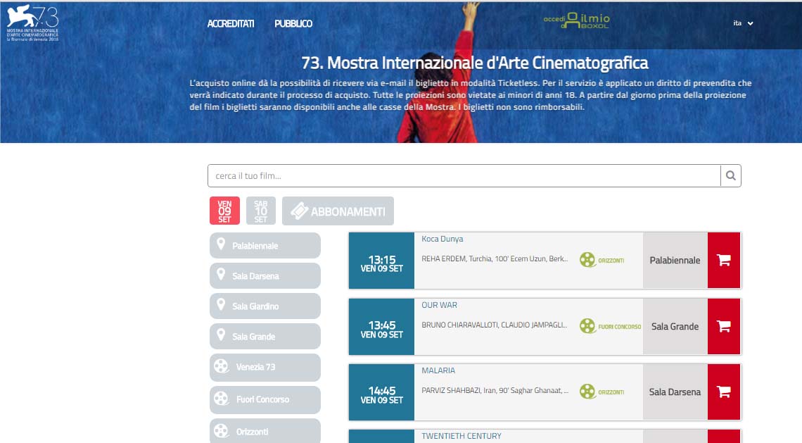 Estrategias de captación de leads de la Biennale de Venecia