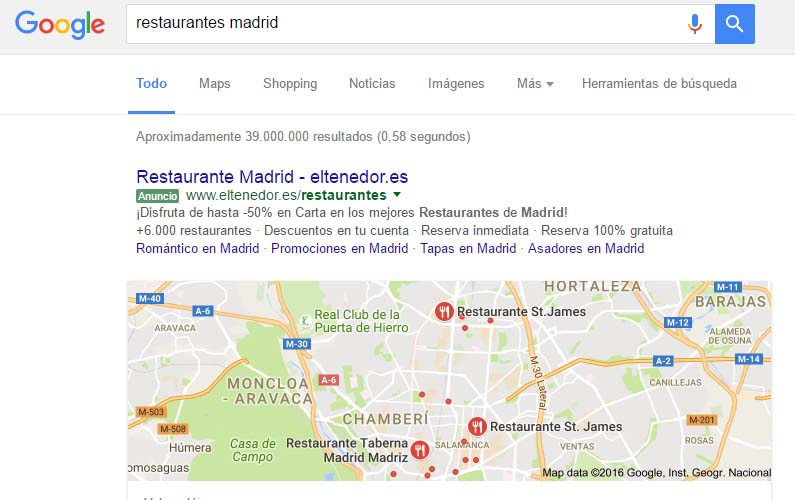Extensiones de Adwords