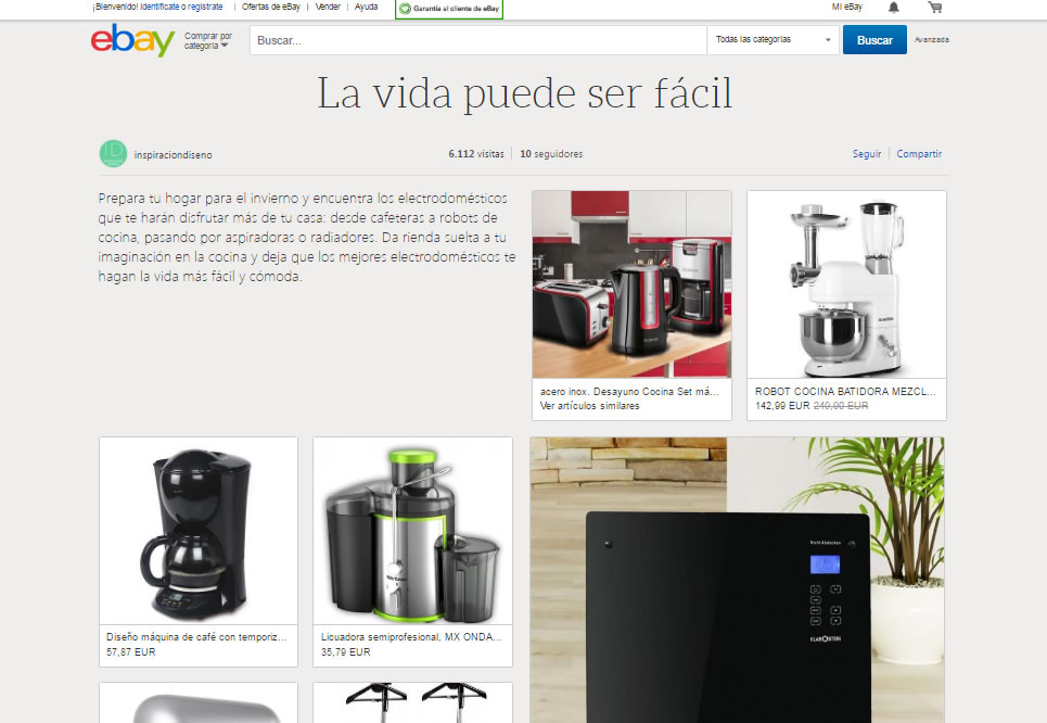 vender en ebay con una tienda premium