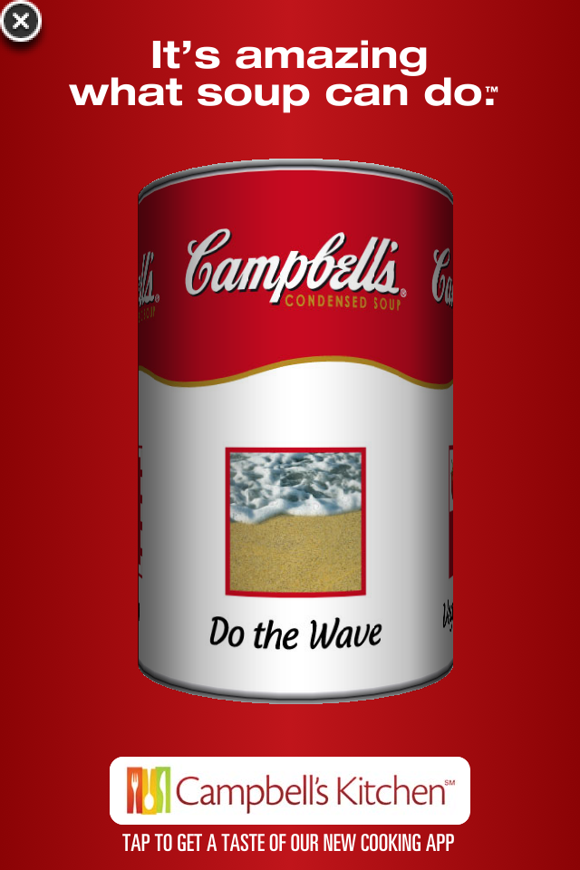 anuncios para mobile Campbells