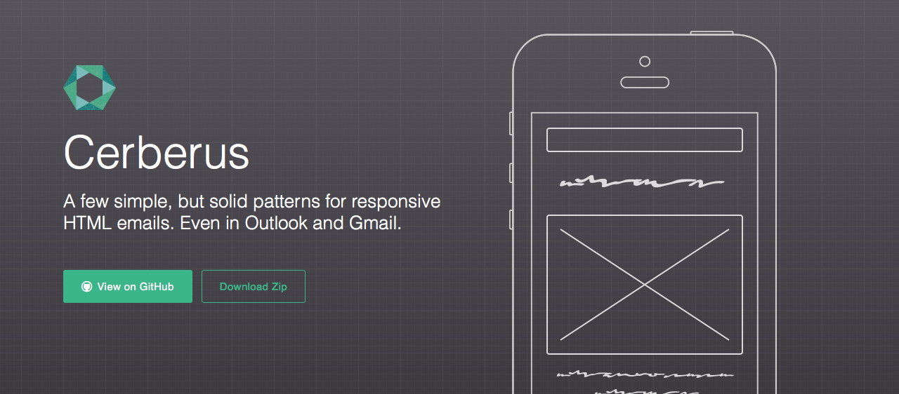 templates para newsletters mobile: Cerberus